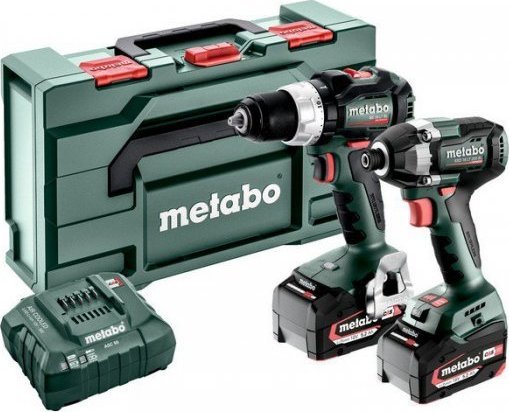 Zestaw elektronarzędzi Metabo METABO.COMBO SET 18V 2.8.4 (BS 18 LT BL + SSD 18 LT 200 BL) 2x5.2Ah METABOX ...