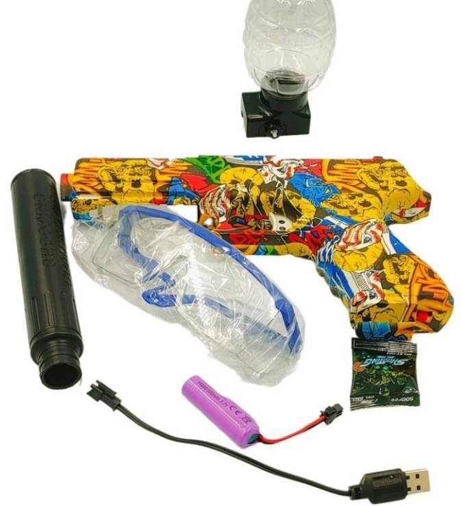 Pistolet na kulki żelowe i strzałki z ładowrką