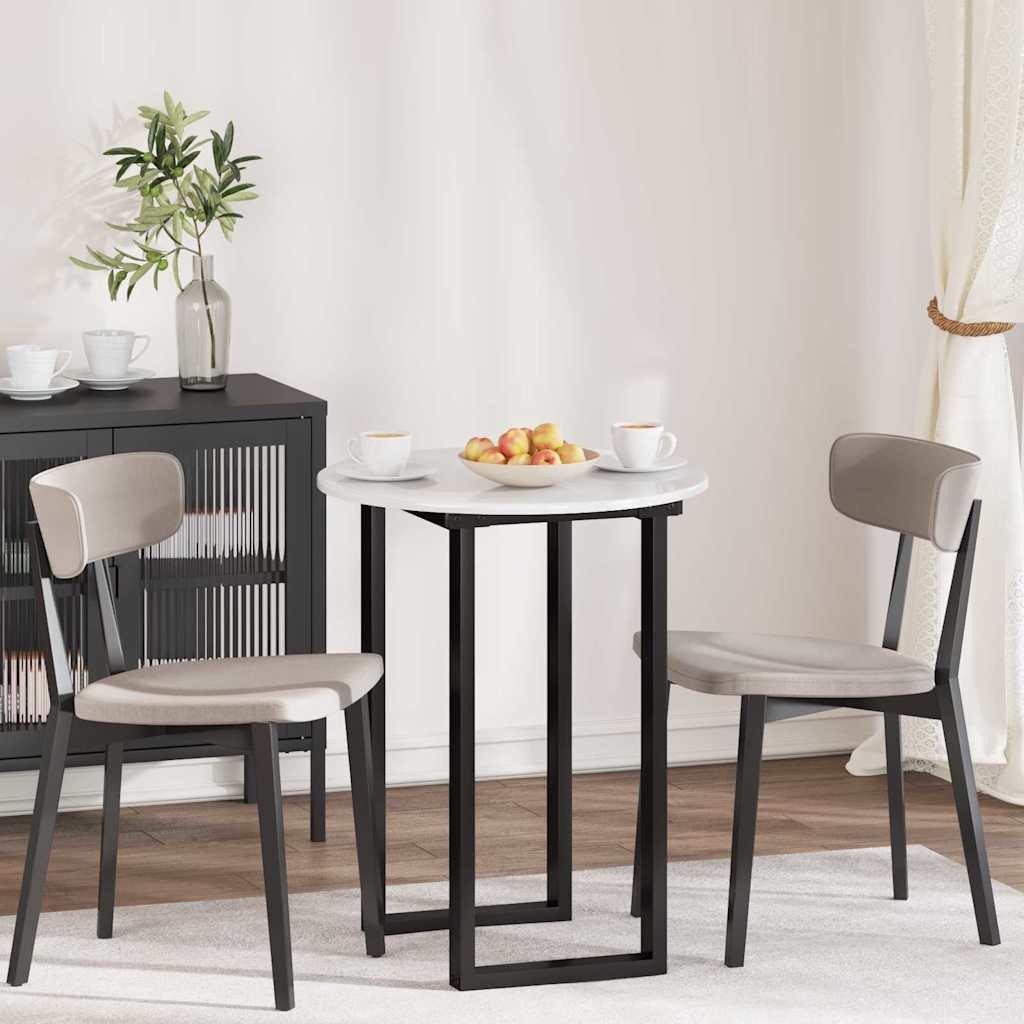 vidaXL Blat stołu Biały na wysoki połysk 60 x 60 x 1.5 cm