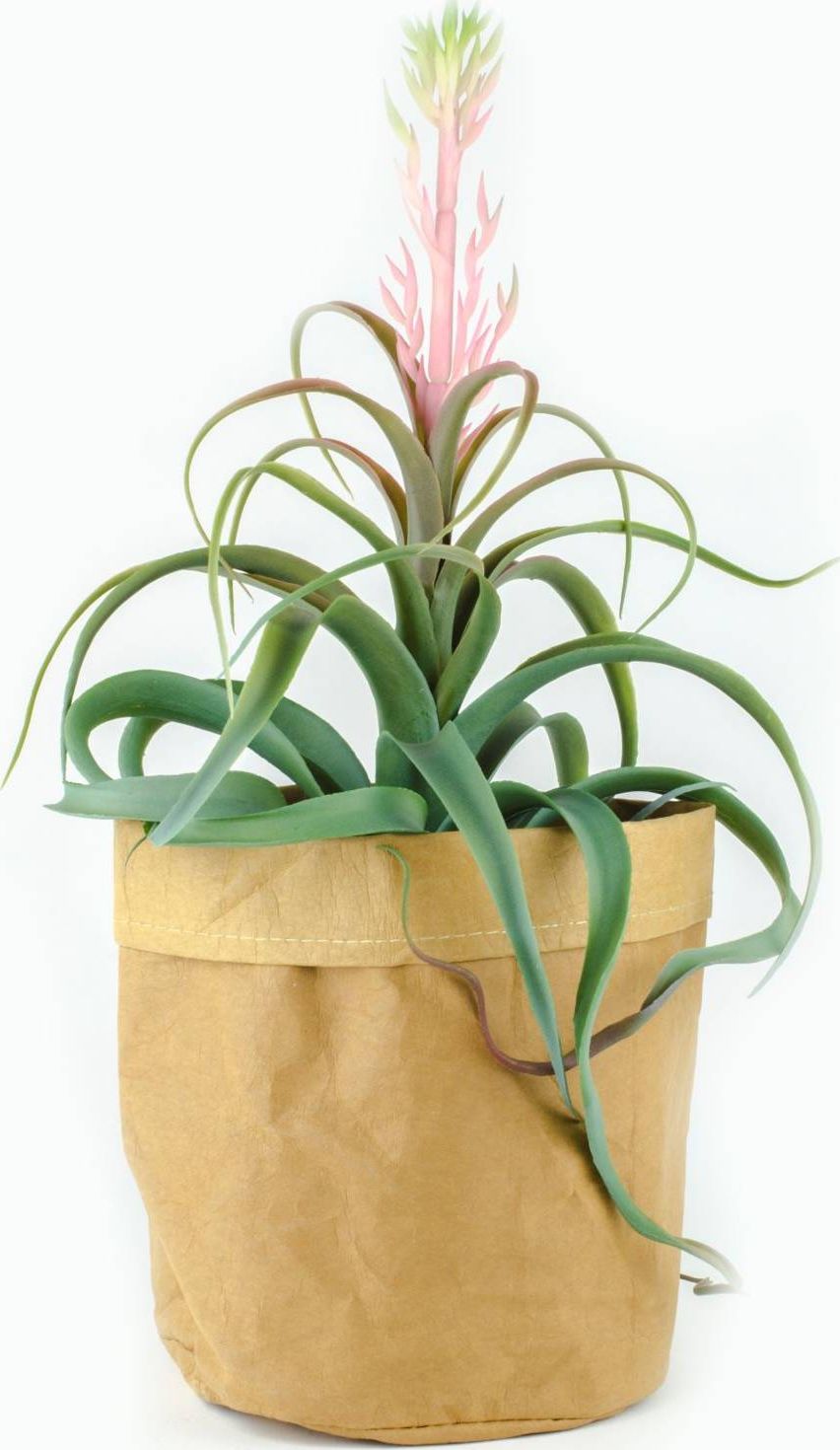 Tajemniczy ogród Doniczka worek dekoracyjny na rośliny beż brąz 17cm