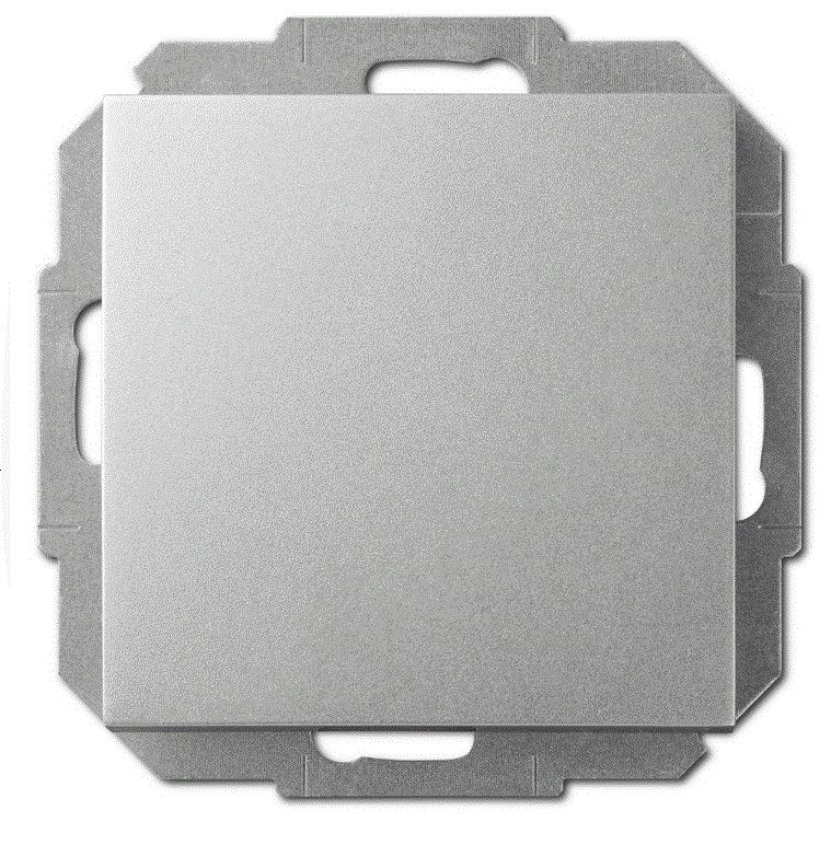 Elektro-Plast Łącznik jednobiegunowy Sentia 10A srebrny połysk (1410-56)