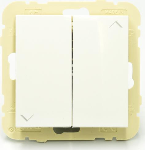 Efapel EFAPEL LOGUS90 ŁĄCZNIK ŻALUZJOWY ZWIERNY Z ELEKTRYCZNĄ BLOKADĄ BIAŁY90281 KWBR