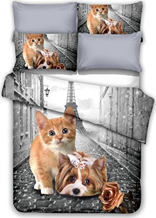 Pościel z mikrowłókna Little, 135x200 cm