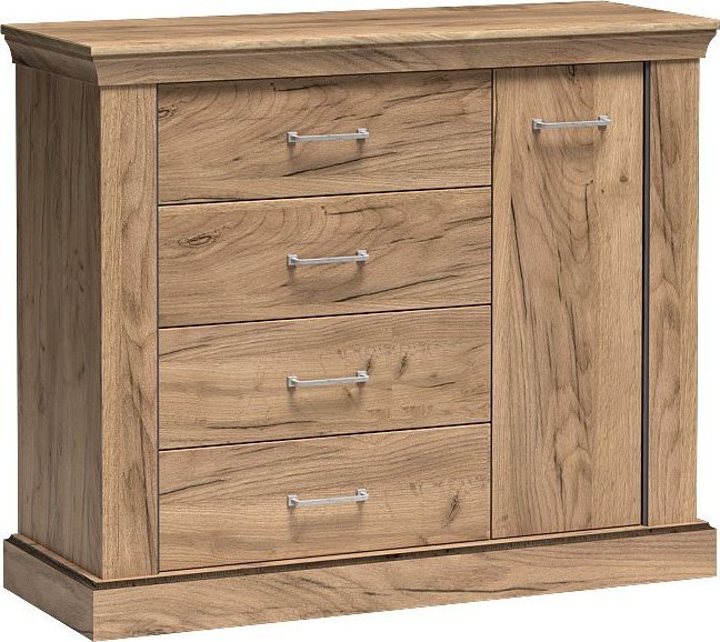 Elior Komoda w kolorze kraft złoty - Almira 6X