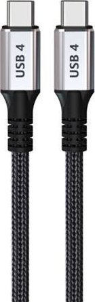 Kabel USB TB Print Thunderbolt - Thunderbolt 2 m Czarno-srebrny (AKTBXIACCTB200B)