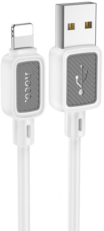 Kabel USB Hoco USB-A - Lightning 1 m Biały