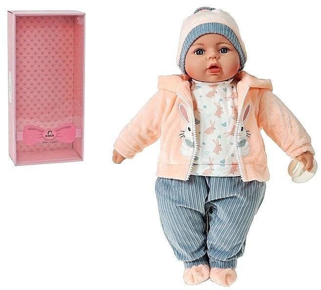 Lalka bobas śpiewa i mówi po polsku 45cm