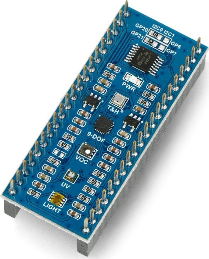 Waveshare Czujnik środowiskowy I2C - do Raspberry Pi Pico - 20232}