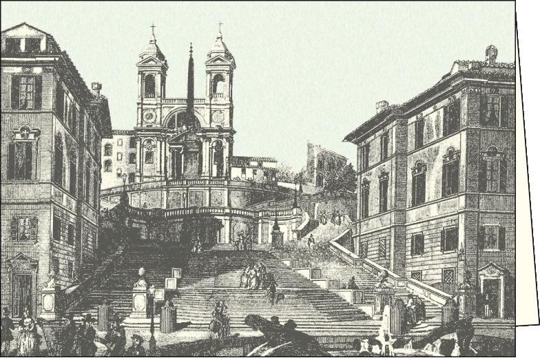 Rossi Karnet z kopertą ITW 005 Roma Chiesa della Trinita