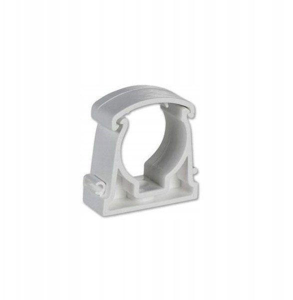 Uchwyt do rury AKS Zielonka UZ 20 111568 zamykany biały