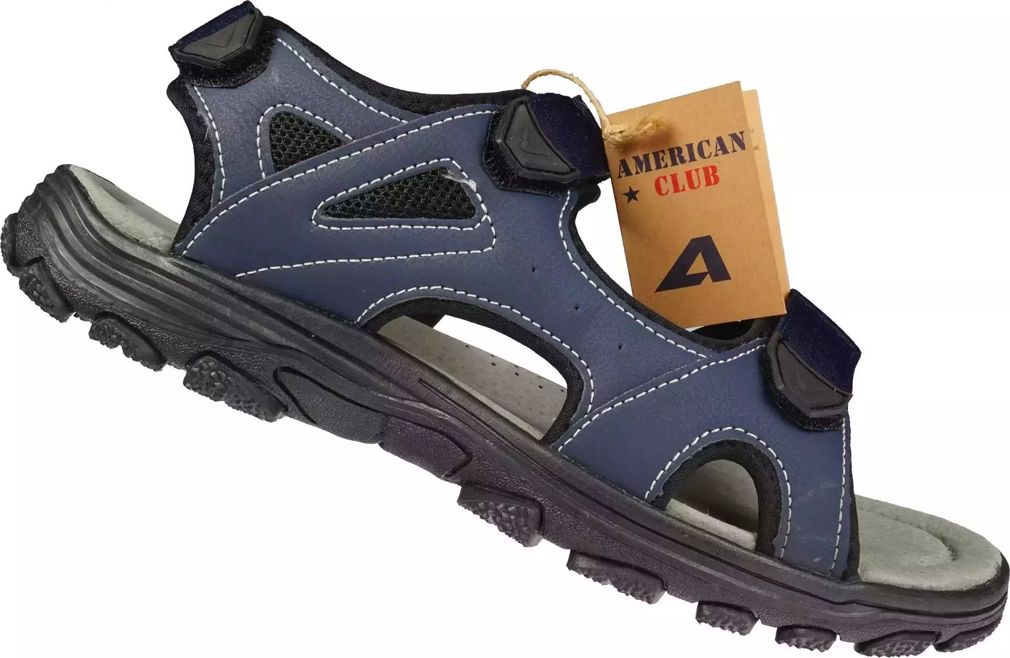 American Club Sandały męskie American Club MRL-119NA granatowe 45