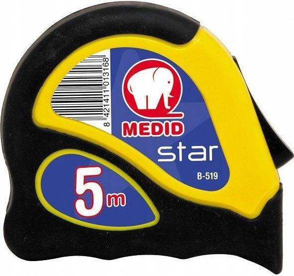 Medid Taśma Kieszonkowa Miara Zwijana 5m 25mm Medid