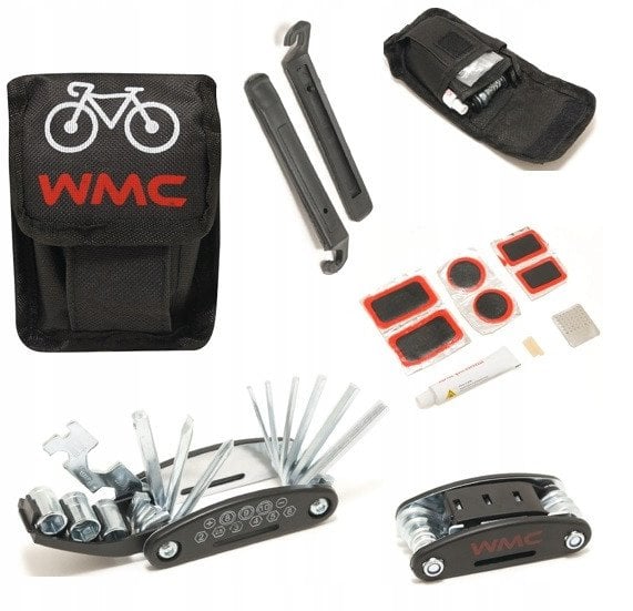 ZESTAW NAPRAWCZY ROWERU DĘTEK KÓŁ ŁATKI KLUCZ 25W1