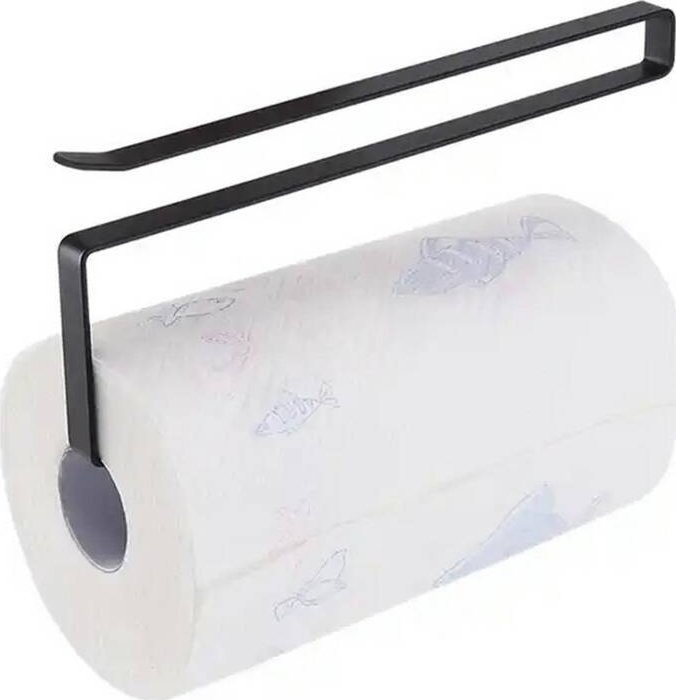 Aptel UCHWYT na Ręcznik Papierowy Wieszak 26,5cm czarny AG704C