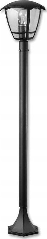 Masterled Niko H95 lampa stojąca ogrodowa 1-punktowa czarna