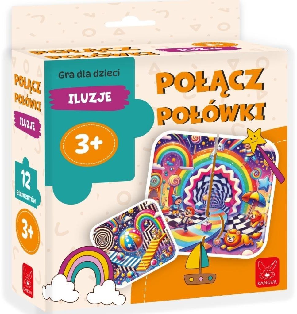 Połącz połówki Iluzje 3+