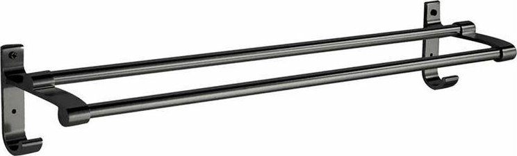 Aptel Drążek podwójny 60 cmcm czarny (AG987)