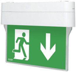 AWEX Oprawa awaryjna ARROW N LED 1W 1h jednozadaniowa (ARN/1W/E/1/SE/X/WH)