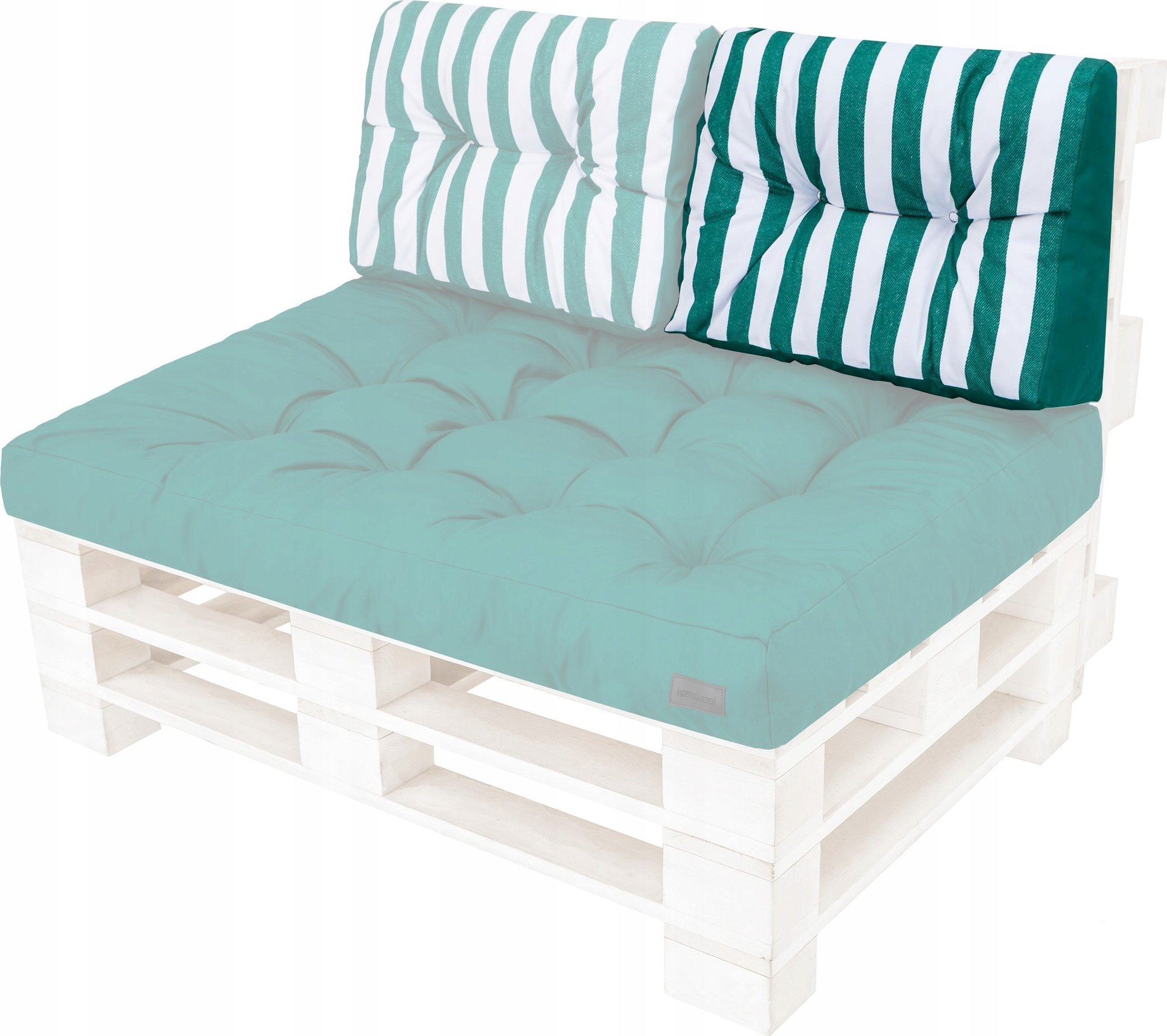 Hobbygarden KRŕTKIE OPARCIE LEO ZIELONY Z PASAMI