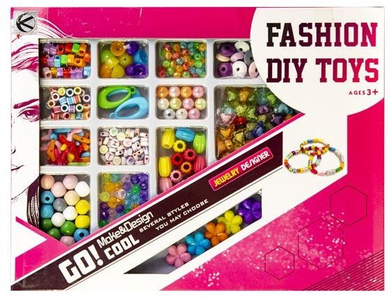Zestaw koralików do tworzenia biżuterii