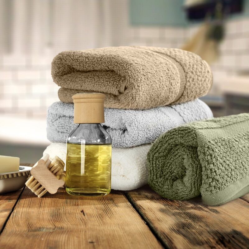 Eurofirany Ręcznik bawełniany VILIA 70X140 biały