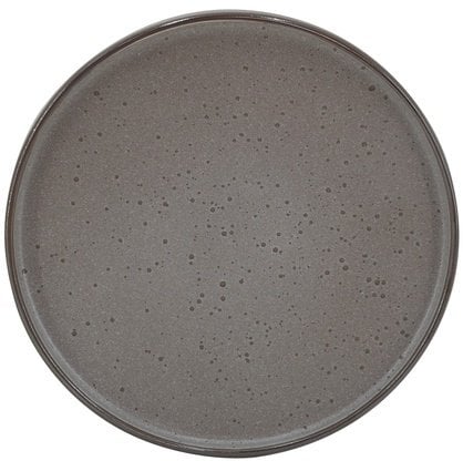 DINNER PLATE DOMOLETTI BROWN DOTS 26CM