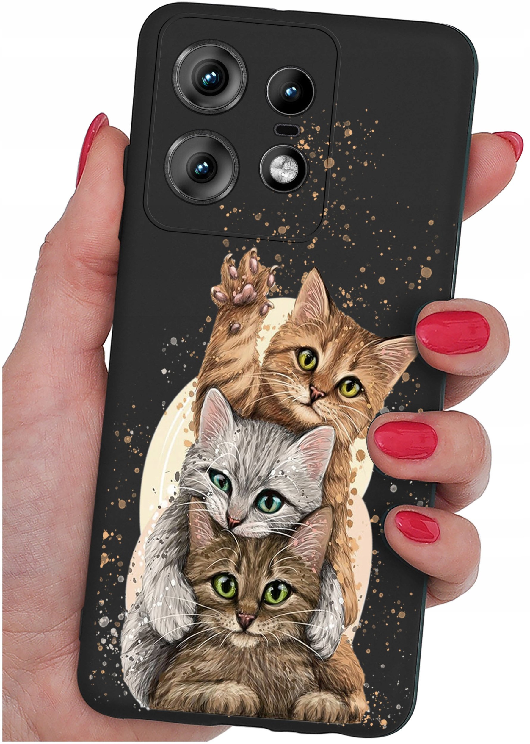 Etui do Motorola Moto EDGE 50 Pro WZORY |SILIKONOWE MATT CASE