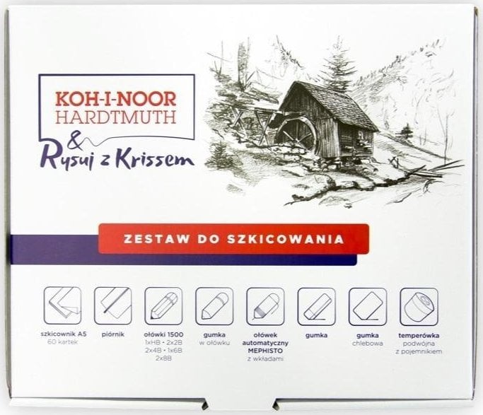 Zestaw do szkicowania Rysuj z Krissem