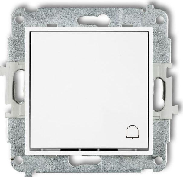 Karlik MINI Przycisk /dzwonek/ biały MWP-4