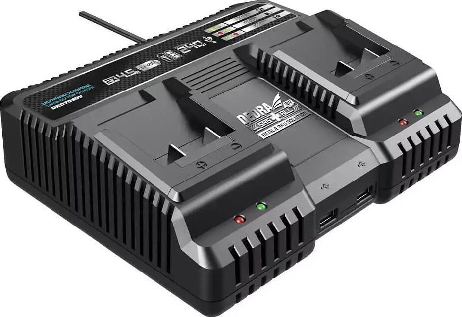 Dedra Ładowarka podwójna 2x4,5A 18V