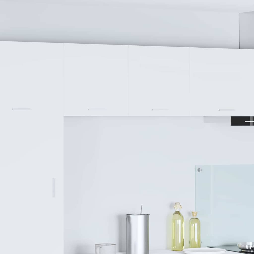 vidaXL Szafka wisząca z półką Riga 2 pcs Biały 40 x 31 x 40 cm