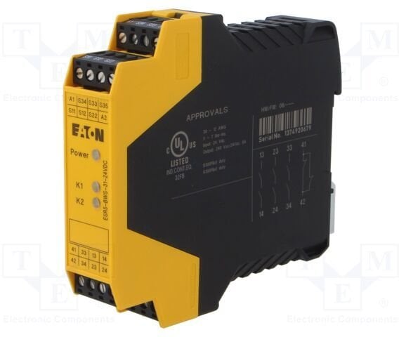 Przekaźnik monitorujący bezpieczeństwo ESR5 OSSD, 3 ścieżki zezwalające + 1 tor sygnalizacyjny, 24 V DC ESR5-BWS-31-24VDC EP-401