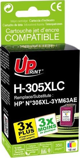 Tusz UPrint kompatybilny ink / tusz z 3YM63AE, HP 305XL, Tri-colour, 350s, H-305XLCL, High yield, HP DeskJet 2300, 2710, 2720, Plus 410