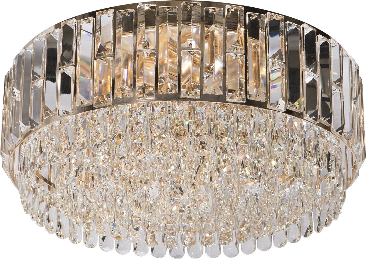 Lampa sufitowa Witek Home Plafon Golden Frost 60253/16