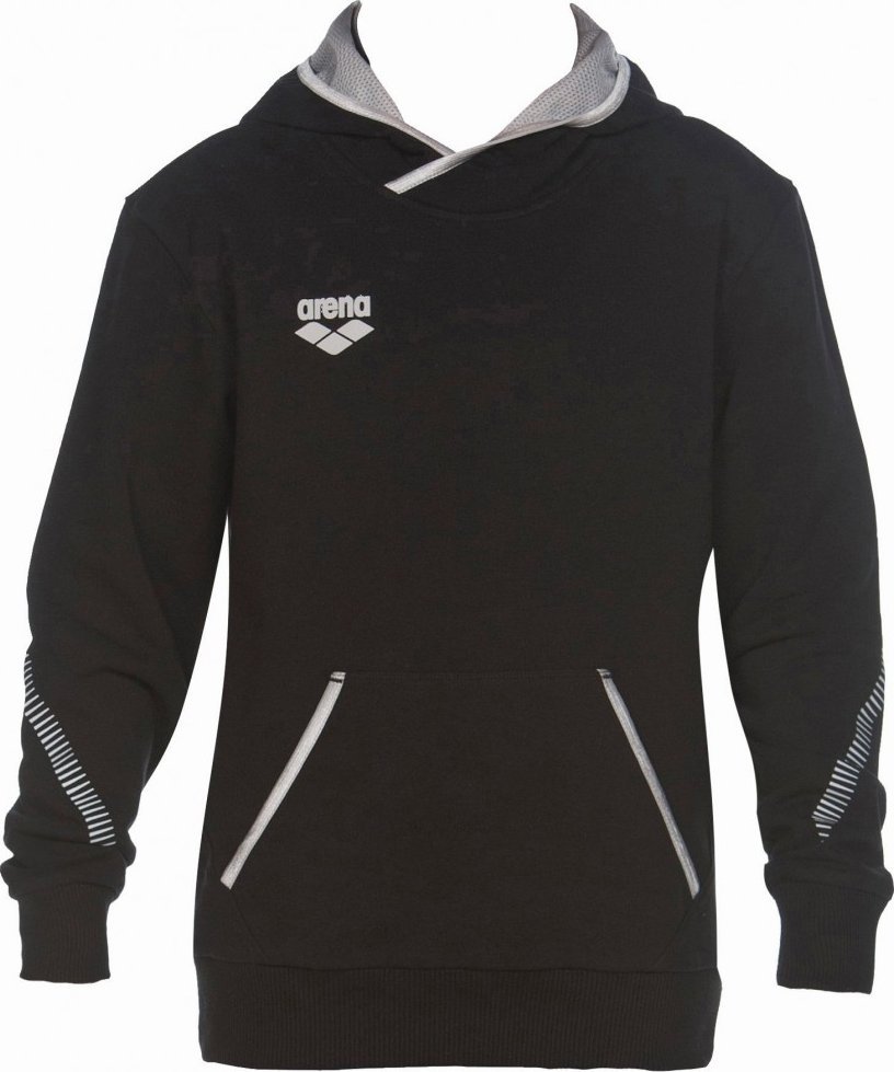 Arena Bluza Sportowa z Kapturem Dziecięca Hoodie Youth Black 140cm