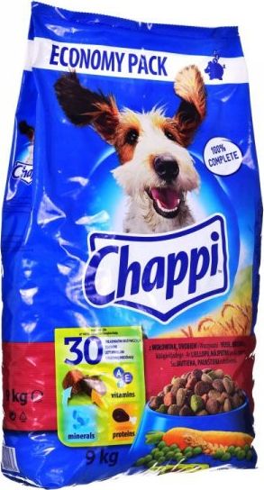 Chappi Z wołowiną i drobiem 9 kg