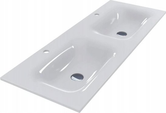 Umywalka Miraggio Umywalka podwójna wpuszczana 120 x 45 cm