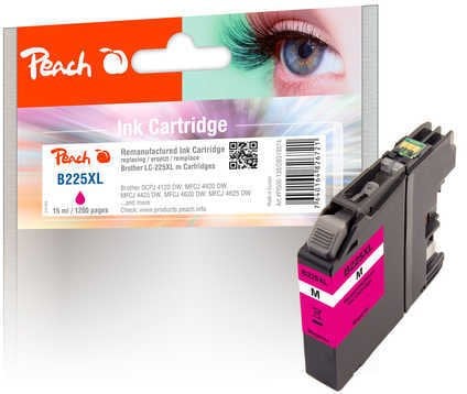 Tusz Peach PI500-138 nabój z tuszem 1 szt. Zamiennik Wysoka (XL) wydajność Purpurowy