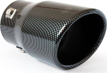 AMiO Końcówka tłumika ze stali nierdzewnej MT 007C z malowaniem w kolorze karbonu