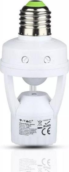 V-TAC Czujnik Ruchu 360st z oprawką E27 V-TAC VT-8005