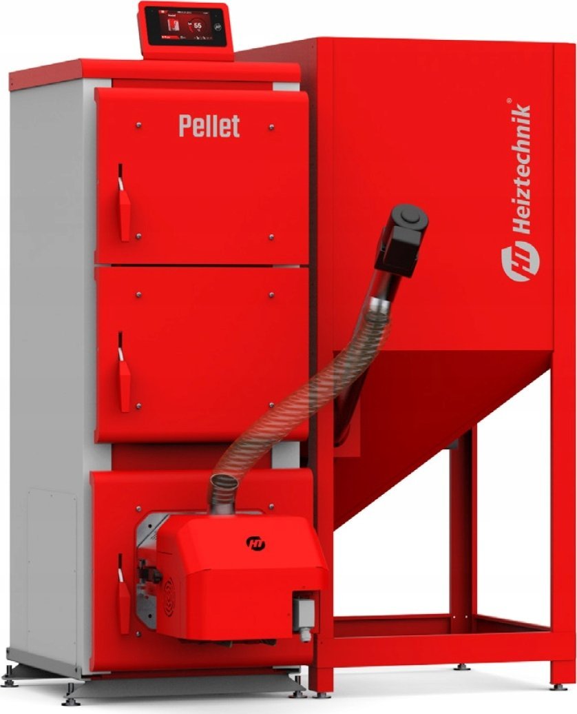 Kocioł stałopalny Q PELLET 15 kW - aut.STD/pal.PH+/Przód