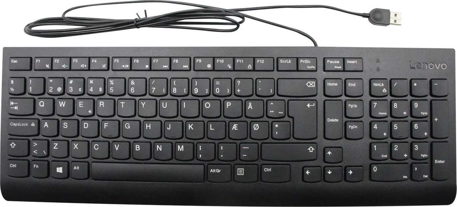 Klawiatura Lenovo Keyboard USB KB BK DEN