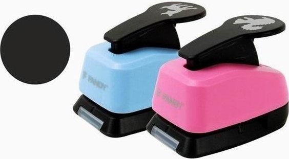 FANDY Dziurkacz ozdobny 25mm koło MIX