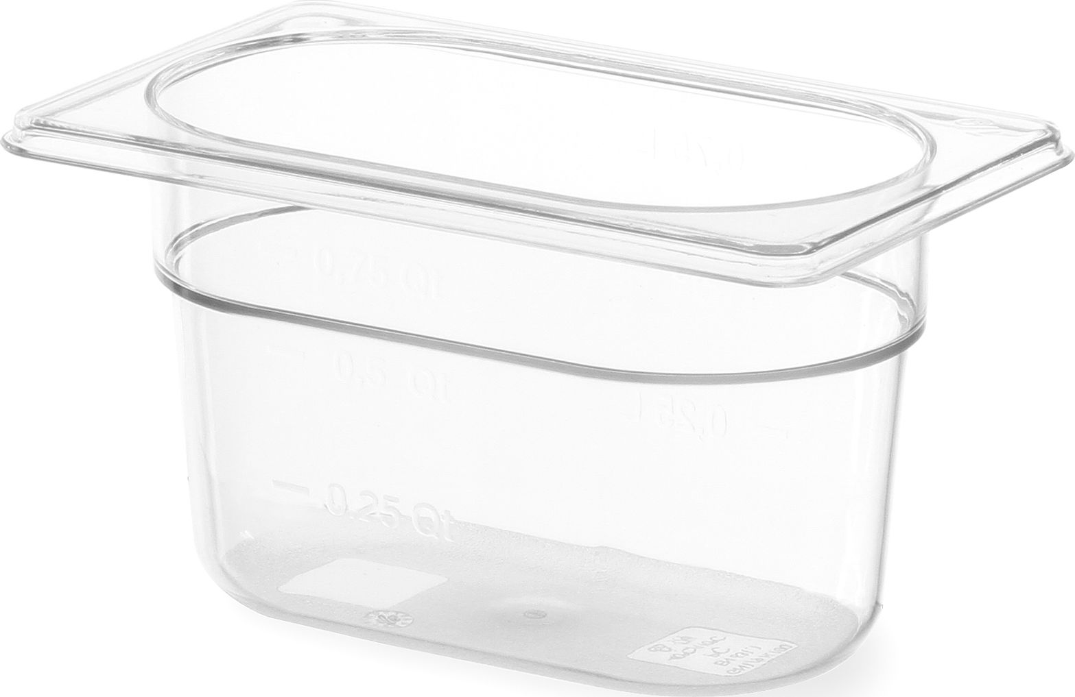 Hendi Pojemnik GN przeźroczysty z poliwęglanu GN 1/9 wys. 100 mm - Hendi 861820 Pojemnik GN przeźroczysty z poliwęglanu GN 1/9 wys. 100 mm - Hendi 861