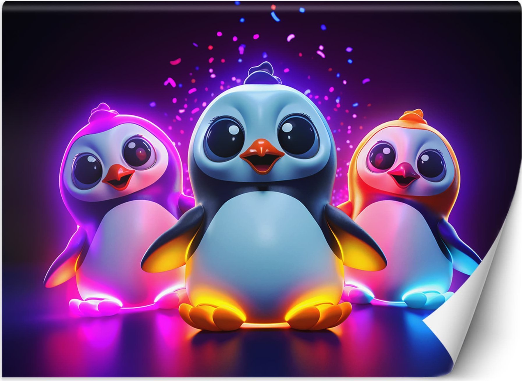 Artgeist Fototapeta, Nenonowe pingwiny (Rozmiar 250x175)