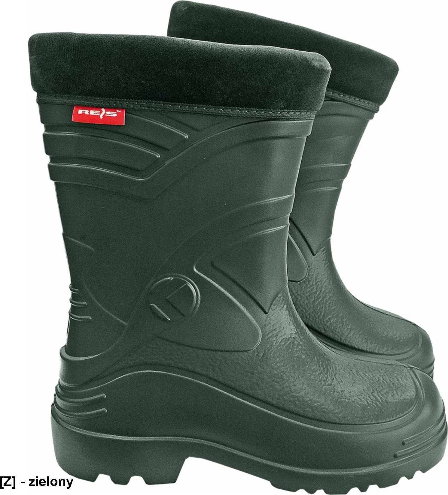 R.E.I.S. BREVA-M - buty ocieplane męskie z tworzywa pianka PVC, wymienny ocieplacz, użytkowanie do -50C 48