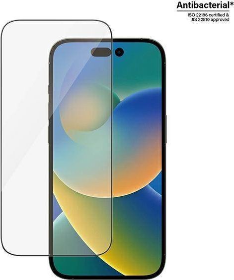 PanzerGlass PanzerGlass Ultra-Wide Fit - szkło antybakteryjne do iPhone 14 Pro czarna ramka