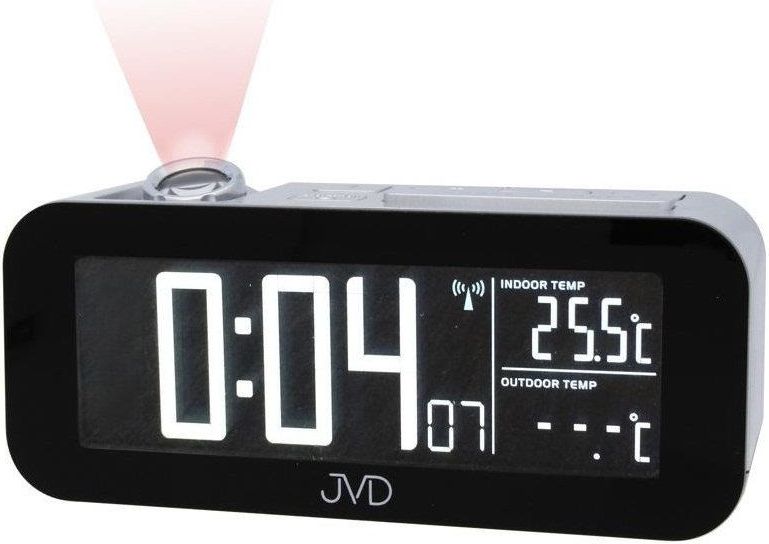 JVD Budzik z projektorem, Termometr, DCF77 RB93