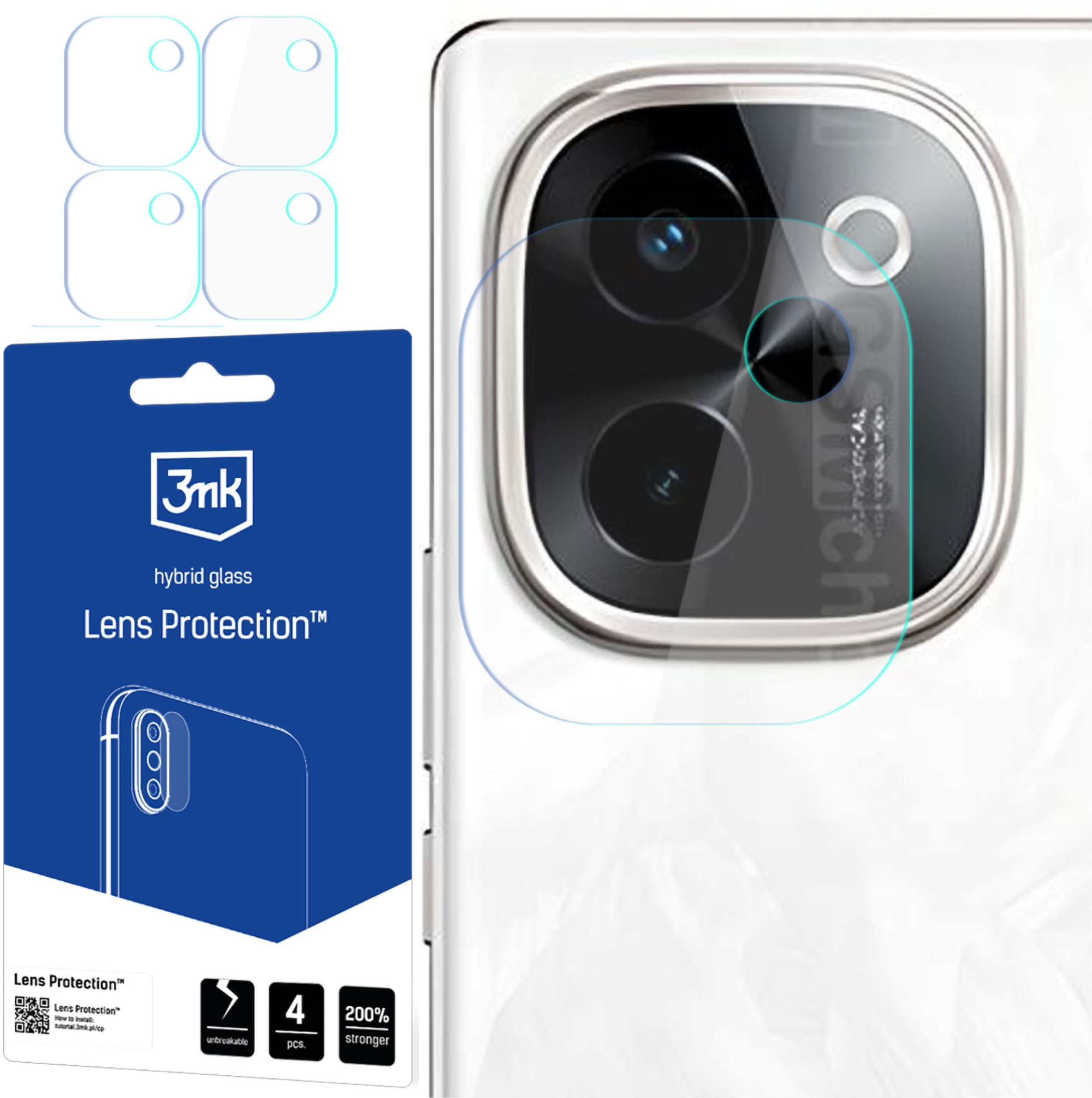 VIVO Y200 V2343A - 3MK LENS PROTECTION