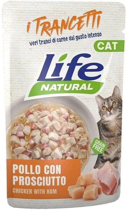 Life Cat NaturalKarma dla Kota Kurczak Szynka 55g